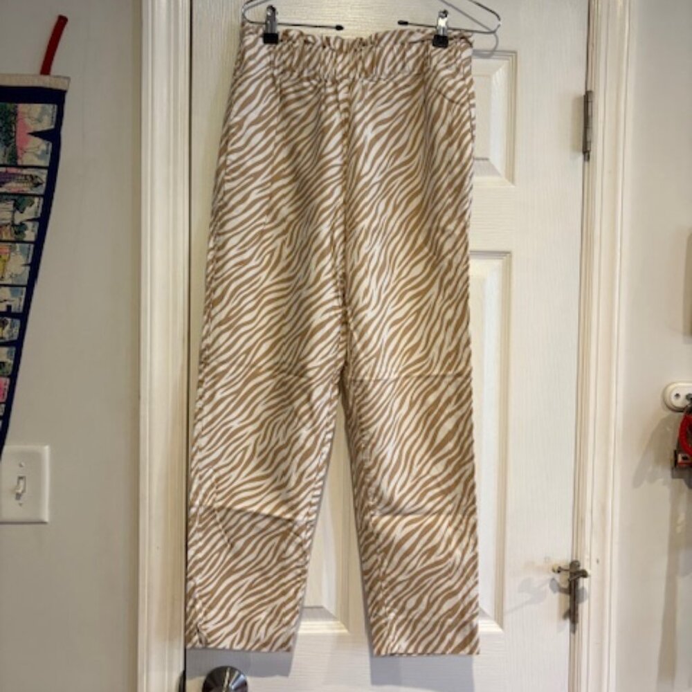 Ann Taylor Zebra Print Ankle Pants